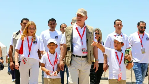 الأمير فيصل يتابع مجريات اليوم الثاني لرالي الأردن الأمير فيصل يتابع مجريات اليوم الثاني لرالي الأردن