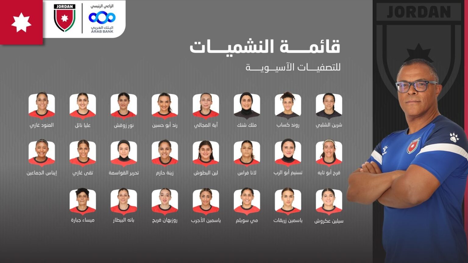 المنتخب الوطني للسيدات لكرة القدم يختار 23 لاعبة للتصفيات الآسيوية المنتخب الوطني للسيدات لكرة القدم يختار 23 لاعبة للتصفيات الآسيوية