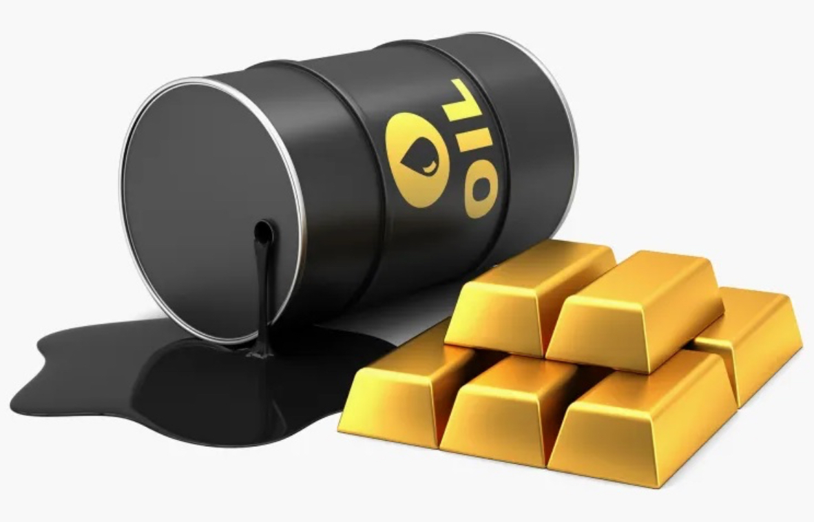 انخفاض سعر الذهب وارتفاع النفط عالميا انخفاض سعر الذهب وارتفاع النفط عالميا