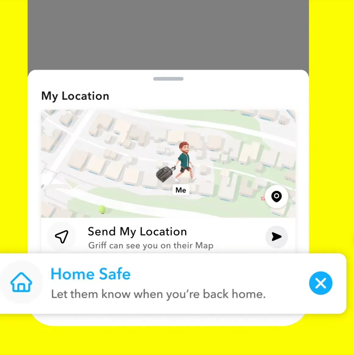 ميزة جديدة في Snapchat تُبلغ أصدقاءك تلقائيًا عند وصولك للمنزل بأمان ميزة جديدة في Snapchat تُبلغ أصدقاءك تلقائيًا عند وصولك للمنزل بأمان