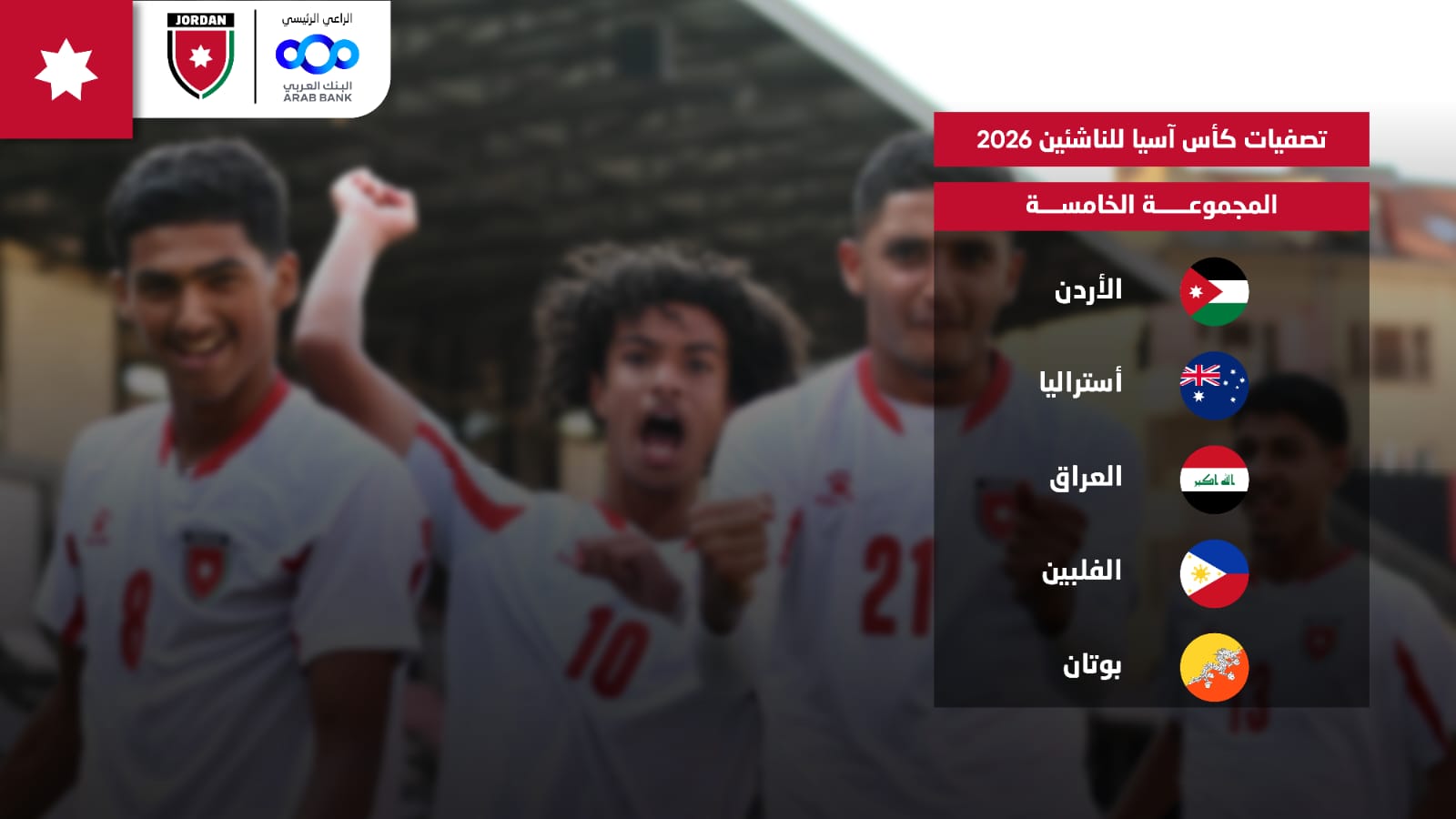 القرعة تكشف هوية منافسي منتخبي الناشئين والناشئات في التصفيات الآسيوية القرعة تكشف هوية منافسي منتخبي الناشئين والناشئات في التصفيات الآسيوية