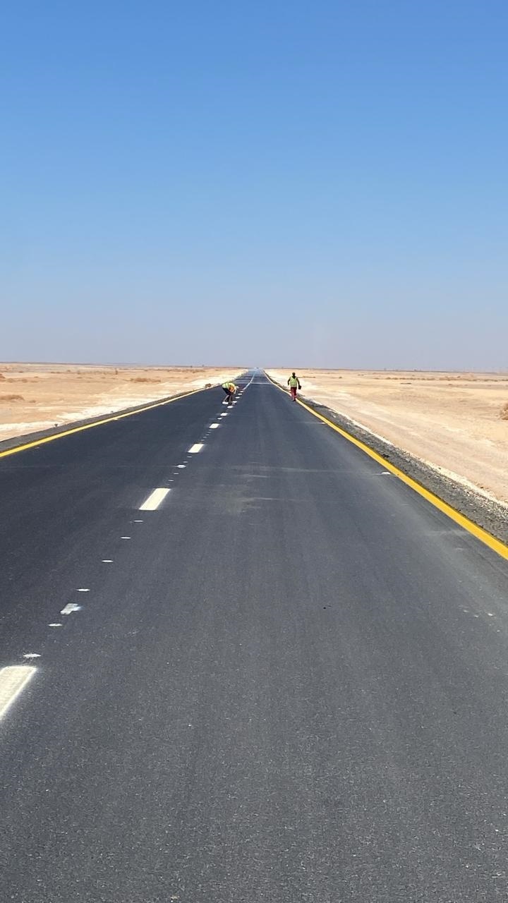 “الأشغال” تنجز طريق الجفر – مناجم الشيدية “الأشغال” تنجز طريق الجفر – مناجم الشيدية