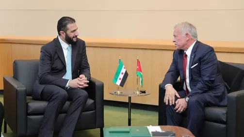 الملك يشدد على دعم الأردن لجهود سوريا في الحفاظ على أمنها واستقرارها وسيادتها الملك يشدد على دعم الأردن لجهود سوريا في الحفاظ على أمنها واستقرارها وسيادتها
