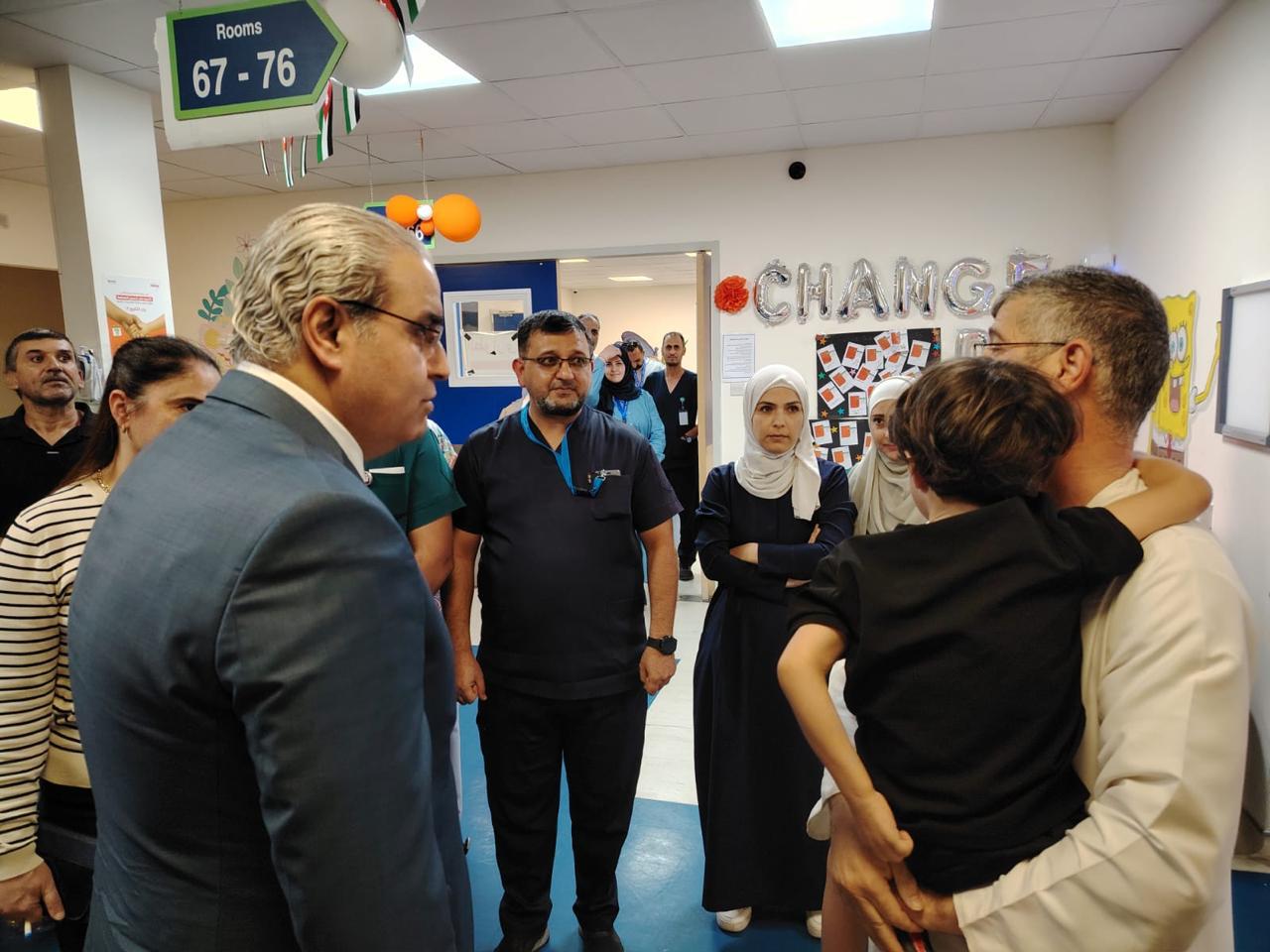 وزير الصحة يعلن تفعيل وحدتي الخداج والعناية الحثيثة بمستشفى الشيخ بن زايد بالعقبة وزير الصحة يعلن تفعيل وحدتي الخداج والعناية الحثيثة بمستشفى الشيخ بن زايد بالعقبة