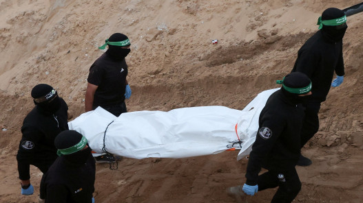 حماس: تأجيل تسليم جثة المحتجز الإسرائيلي بسبب الخروقات  حماس: تأجيل تسليم جثة المحتجز الإسرائيلي بسبب الخروقات