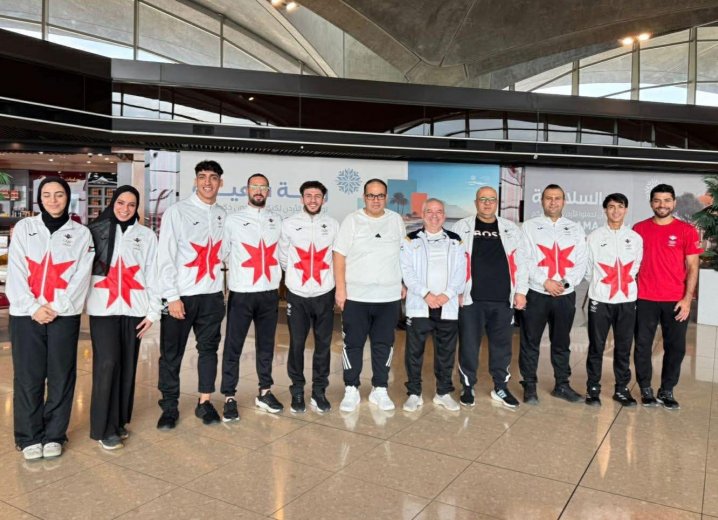 منتخب الكراتيه يغادر إلى القاهرة للمشاركة في بطولة العالم