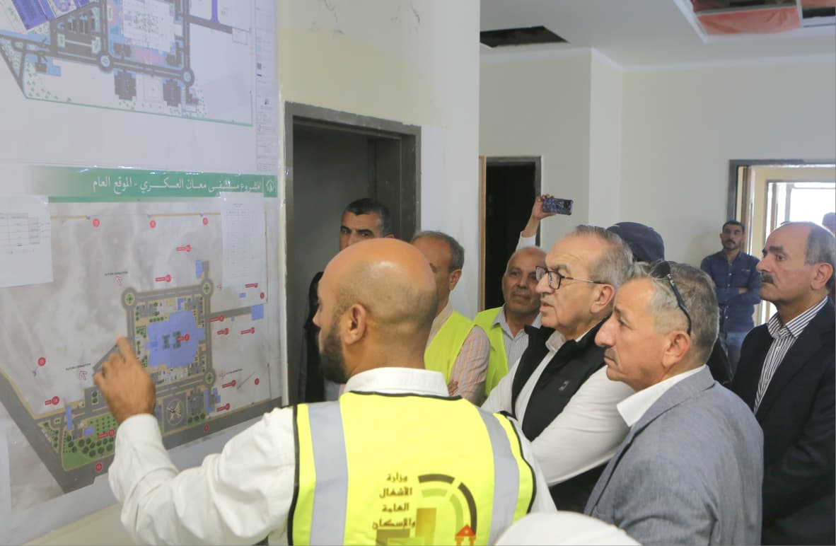 %87 نسبة الإنجاز في مستشفى معان العسكري