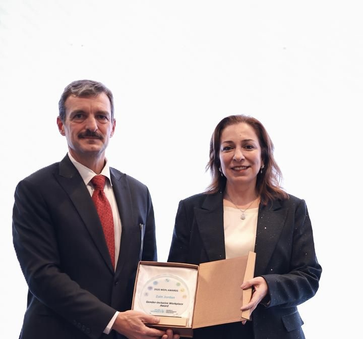 زين الأردن تحصد جائزة “بيئة العمل الشاملة للمرأة” من هيئة الأمم المتحدة للمرأة (UN Women)