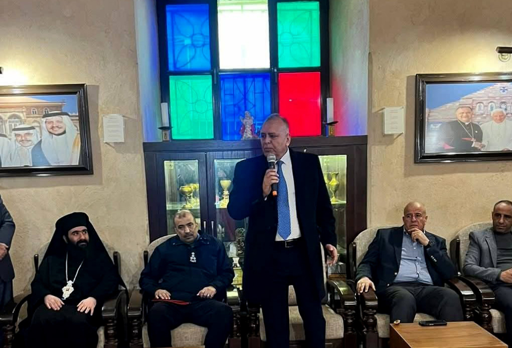 محافظ مادبا يقدم التهاني بمناسبة بعيد الميلاد المجيد محافظ مادبا يقدم التهاني بمناسبة بعيد الميلاد المجيد