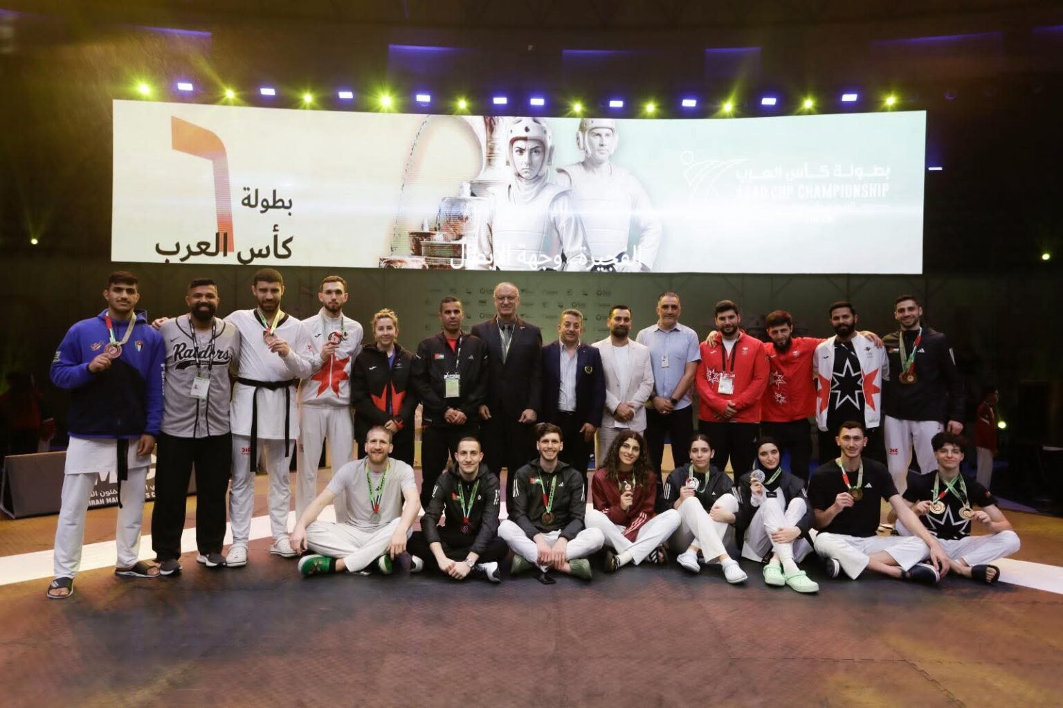 منتخب التايكواندو يحصد 8 ميداليات في بطولة كأس العرب