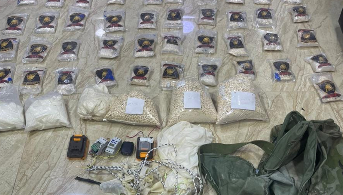 المنطقة العسكرية الشرقية تحبط محاولة تهريب مواد مخدرة بواسطة بالونات