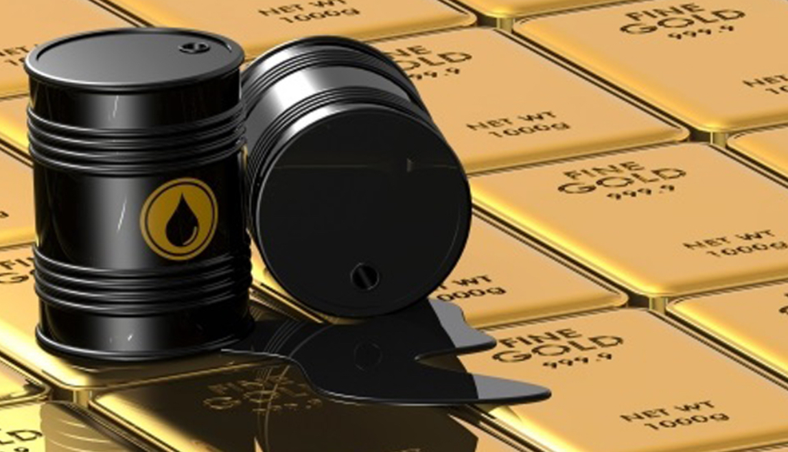 ارتفاع أسعار الذهب وانخفاض النفط عالميا ارتفاع أسعار الذهب وانخفاض النفط عالميا