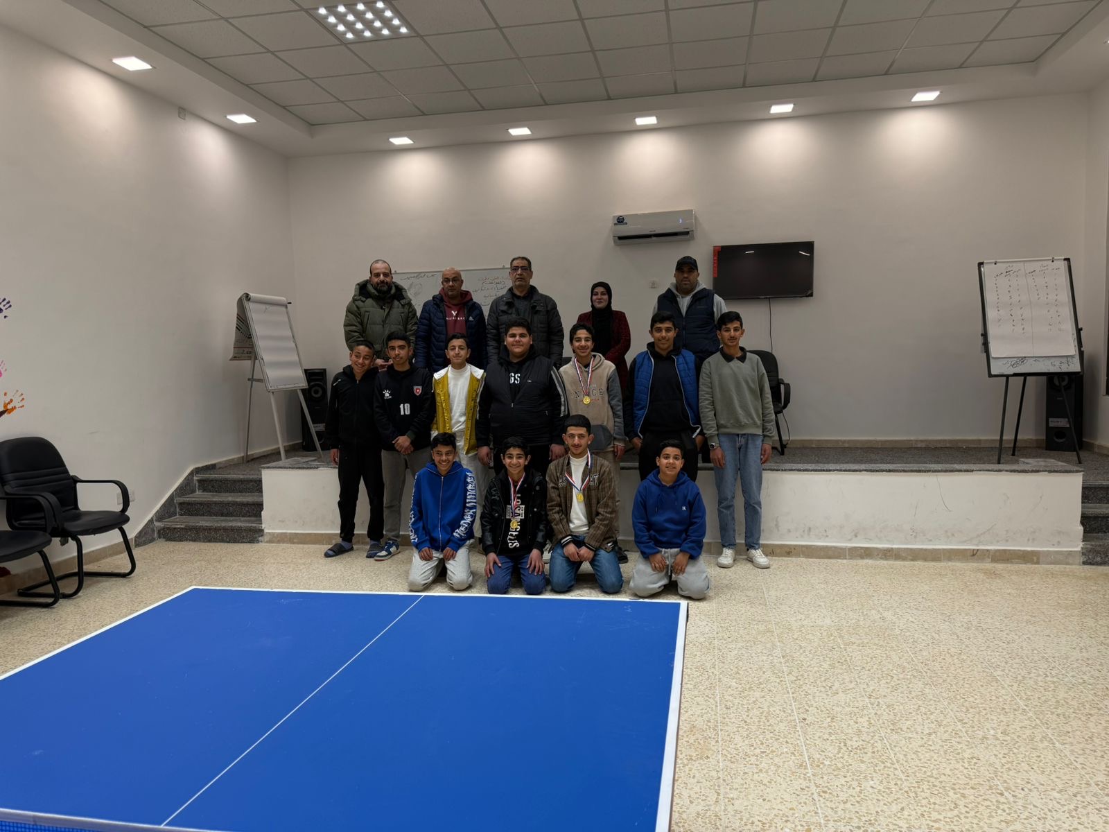 اختتام فعاليات بطولة الشطرنج وبطولة تنس الطاولة الرمضانية للمراكز الشبابية في المفرق