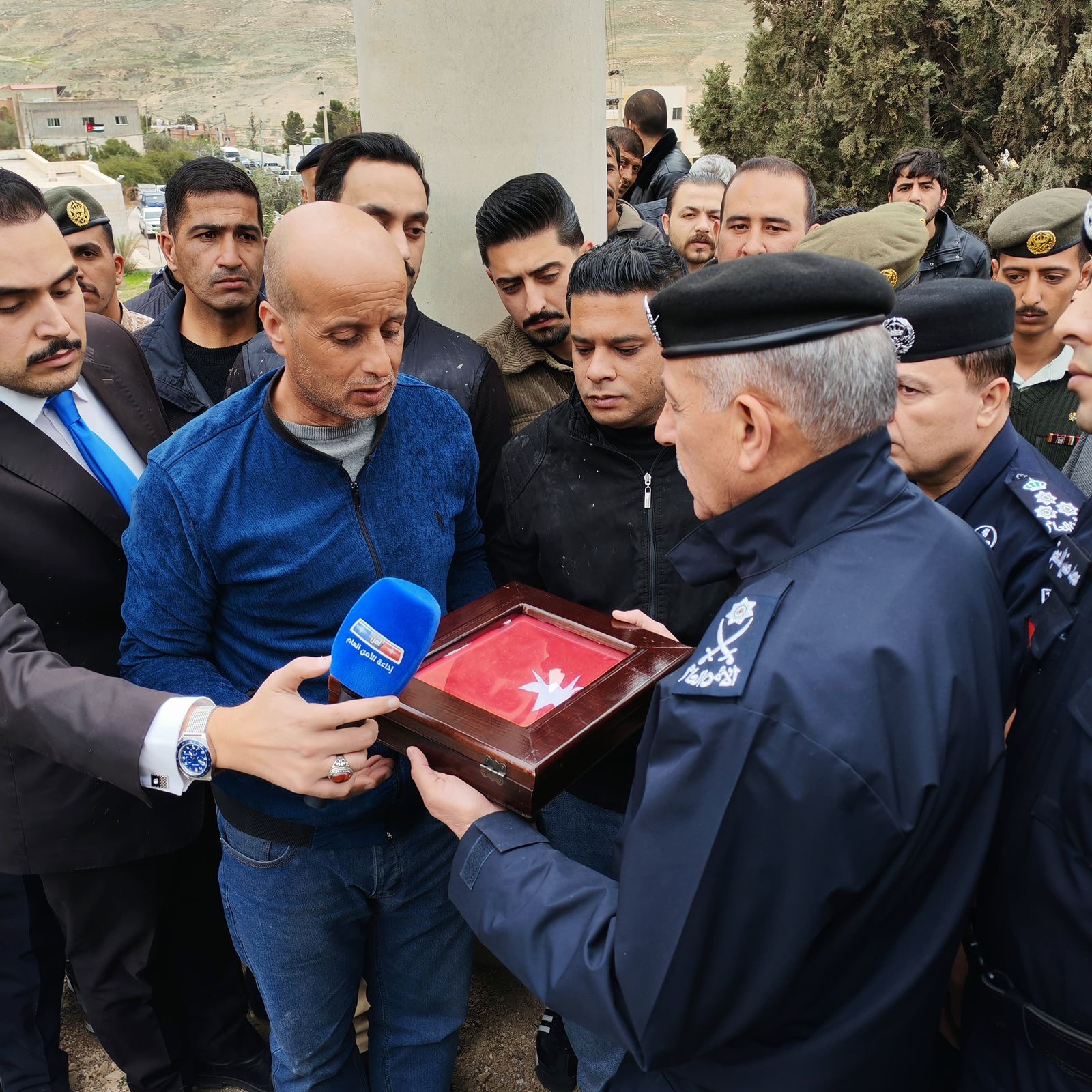 مديرية الأمن العام تُشيع شهدائها المواجدة والرقب والدويكات