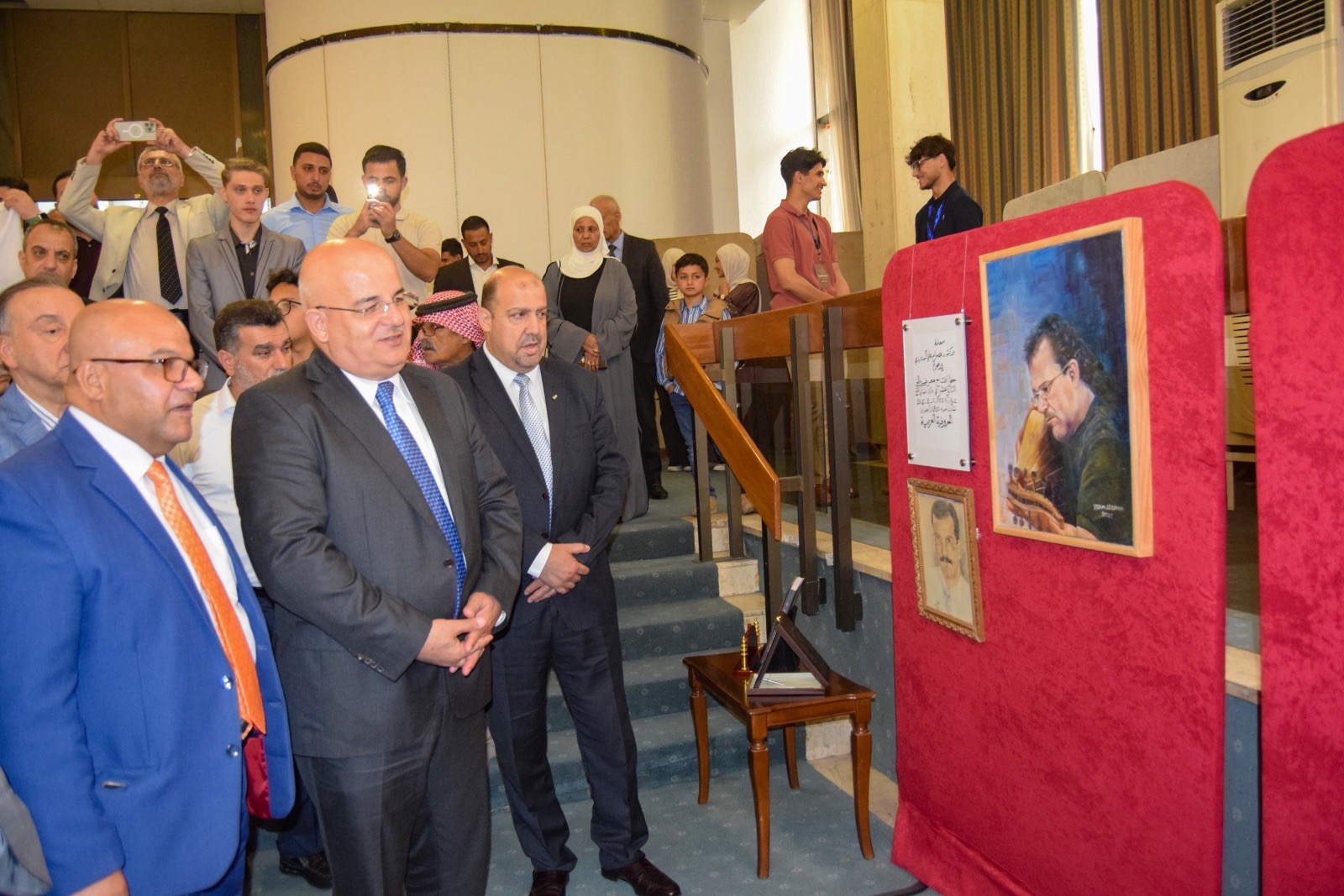 رئيس الجامعة الهاشمية يرعى حفل تأبين الراحل الدويري ويفتتح معرض الفقيد الفني الثاني عشر