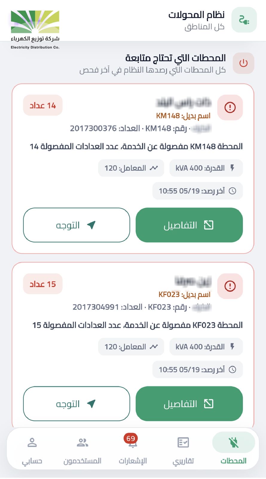 الأول من نوعه في المنطقة: توزيع الكهرباء تطور نظامًا إلكترونيًا متقدمًا للرصد الفوري للأعطال في المحطات والمحولات الفرعية