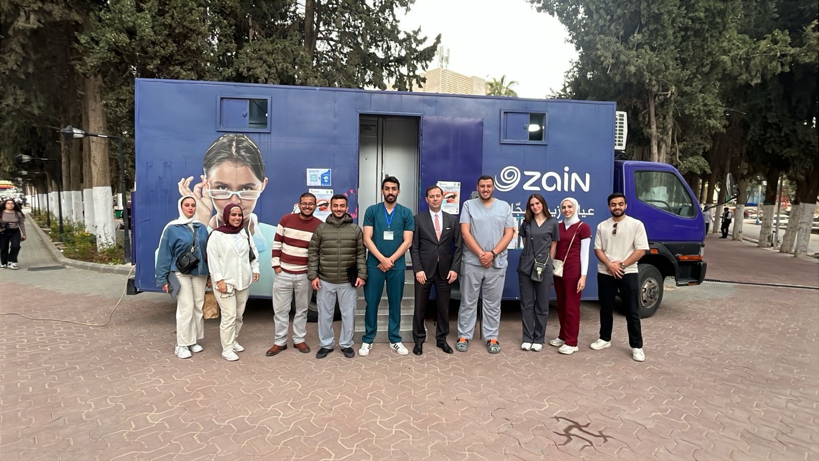 زين والجامعة الأردنية تواصلان تقديم الخدمات الصحية للطلبة عبر عيادة زين المجانية المتنقلة