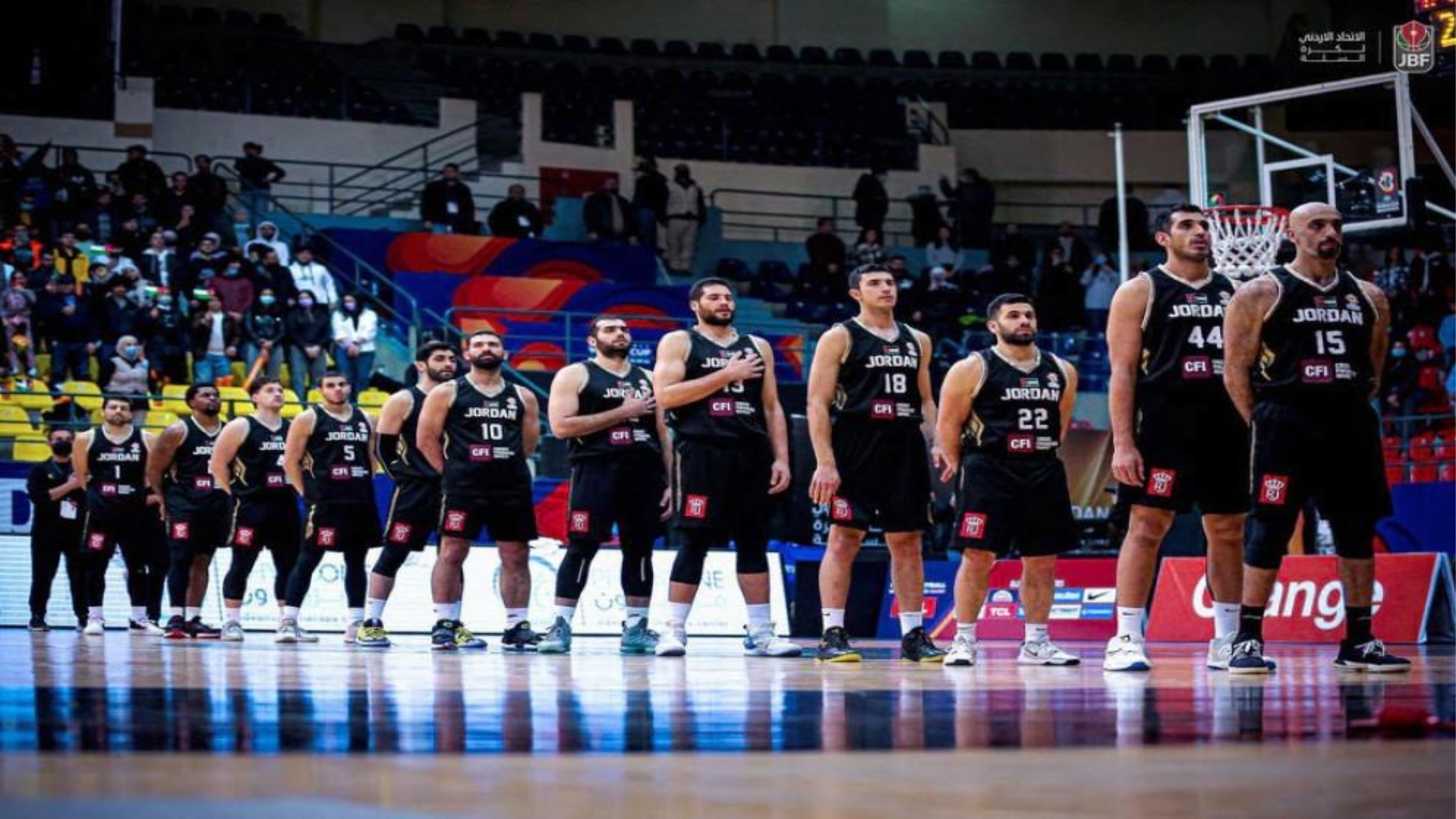 منتخب السلة يختتم الدور الأول بمواجهة العراق غداً
