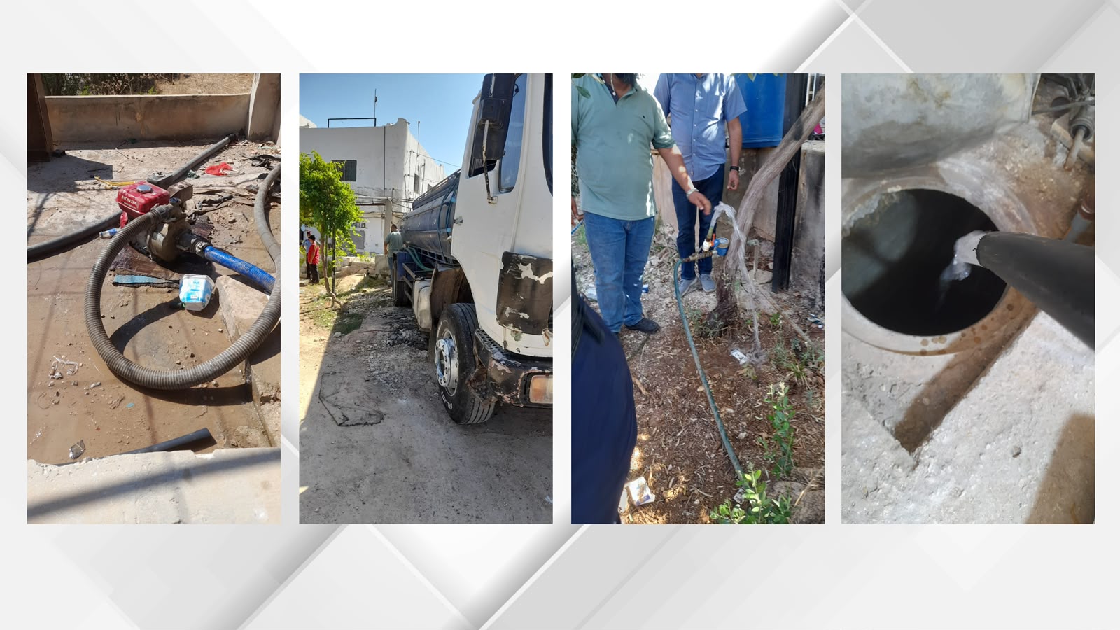 المياه: ضبط اعتداءات على خطوط مياه لتعبئة صهاريج في الرمثا