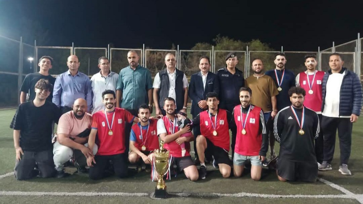 اختتام منافسات الدور الأول من بطولة خماسيات كرة القدم لعام 2026 في اربد