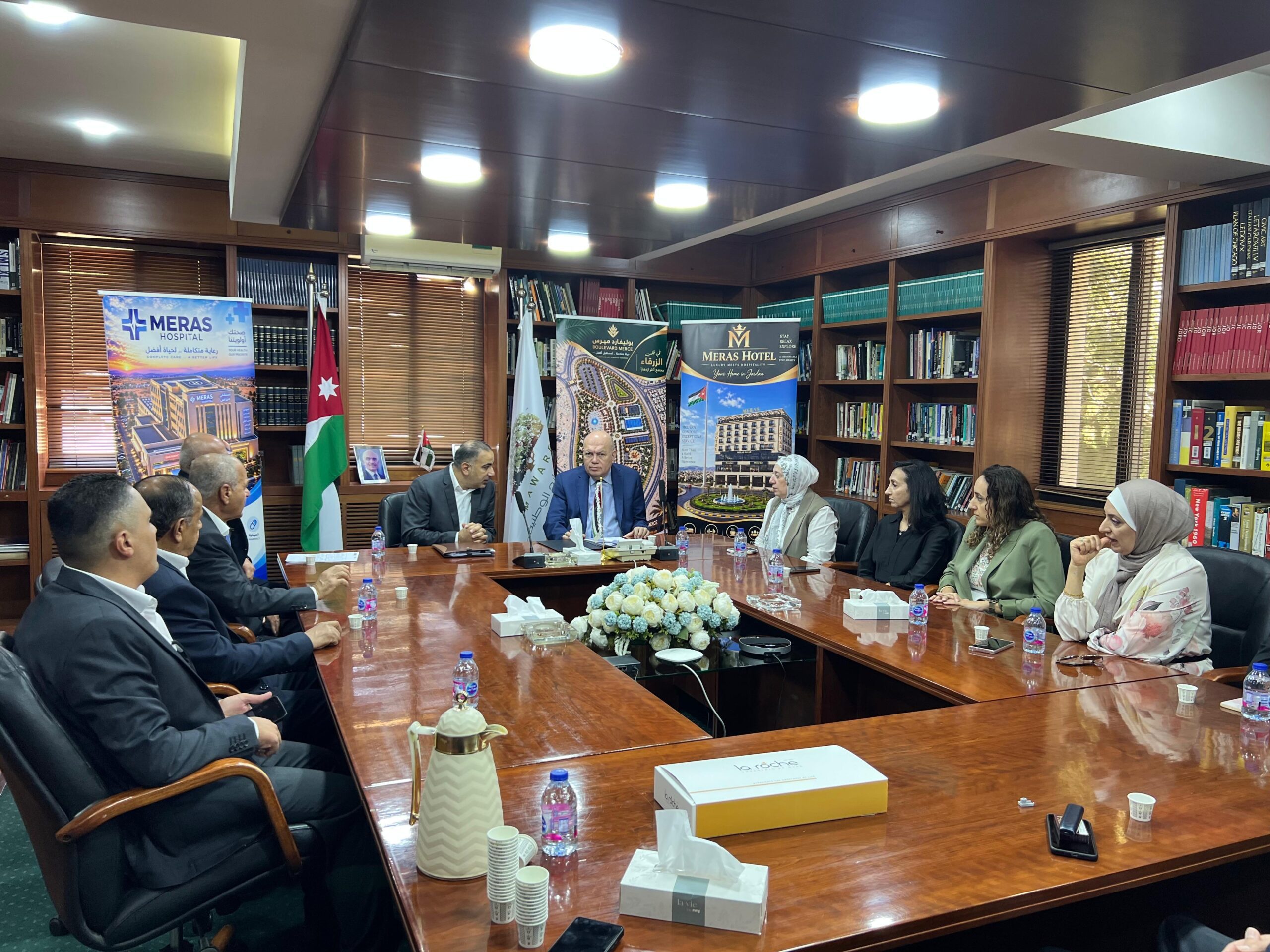 توقيع اتفاقية المرحلة الثانية من مشروع «ميراس» لبناء أول مستشفى خاص في مدينة الشرق بالزرقاء بسعة 60 سريراً