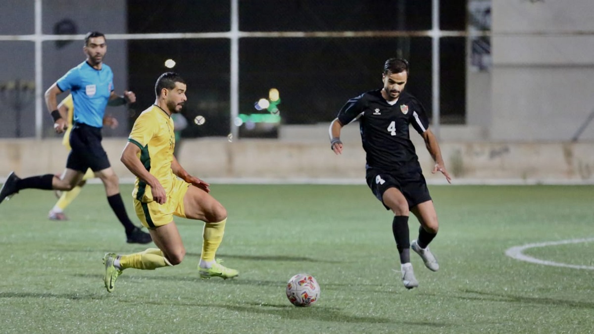 فريق جرش يتصدر دوري الدرجة الأولى لكرة القدم